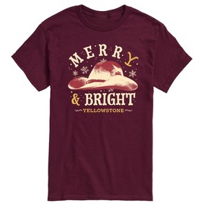 Men's - Yellowstone - Merry and Bright Short Sleeve Graphic T-Shirt - 1 of 4