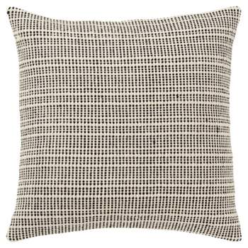 Modern Black Stripe Decorative Throw Pillow Cover Cushion Cover Protector  18 x 18 inches