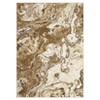 Abstract Marble Accent Rug, Soft Luxury Carpet for High Traffic Areas, Washable Rugs - 3 of 4