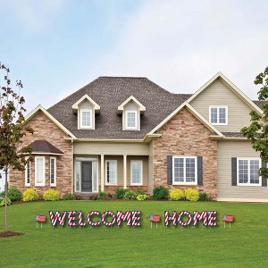 Big Dot of Happiness Patriotic Welcome Home - Yard Sign Outdoor Lawn Decorations - Military Homecoming Yard Signs - 1 of 4