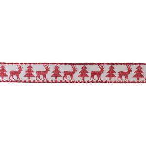 Melrose Wired Polyester Ribbon 2.5" x 10 yds. (Set of 2) - 1 of 3