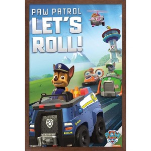 Trends International Nickelodeon Paw Patrol - Let's Roll Framed Wall Poster Prints - 1 of 4