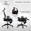 Dsvimoy Task and Office Chair High Back Leather Chair with Foot Rest and Waist Support for Office Use, Green, 24.8"*15.35"*21.35" - 4 of 4