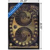 Trends International Tina Lavoie - Golden Elements Of The Moon Astronomy Chart Framed Wall Poster Prints - 3 of 4
