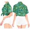 HAPPY BAY Hawaiian Shirts Womens Casual Summer Beach Party Blouse Shirt Short Sleeve Tropical Vacation Dress Shirts Colorful for Women - 2 of 4