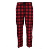 Fruit of the Loom Men's Fleece Plaid Sleep Pant and Tee Set - 3 of 3