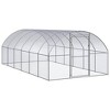 vidaXL Chicken Coop Silver Galvanized Steel Large Durable Chicken Coop - 2 of 4