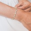 Crysdue Wedding Bridal Link Bracelet for Brides Bridesmaids, Marquise Cubic Zirconia Tennis Bracelets for Women Prom Jewelry - 3 of 4