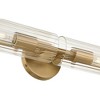 Possini Euro Design Possini Euro Taurus 22" Wide Brushed Champagne 2-Light Bath Light - 3 of 4