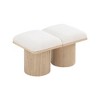 Meridian Furniture,Pavilion Boucle Fabric Bench - 4 of 4