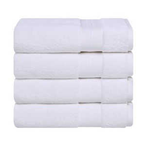 Luxury Cotton Heavyweight Solid Plush Towel Set by Blue Nile Mills - 1 of 4