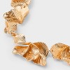 Floral Petal Necklace - A New Day™ Gold: Lobster Claw Clasp, Zinc Material, 16" Length, 3" Extender - 4 of 4