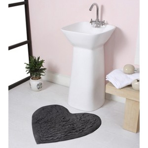 Bell Flower Collection Cotton Floral Pattern Tufted Bath Rug - Home Weavers - 1 of 4