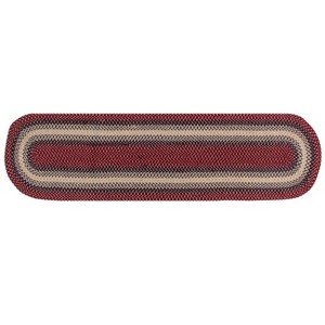 Better Trends Woodbridge Collection 100% Wool Braided Rug, Pattern Stripes Weave Flat Braided, Durable, Reversible, Indoor Utility Area Rug - 1 of 3