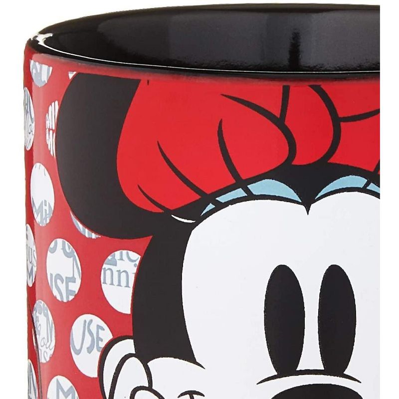 Silver Buffalo Disney Minnie Mouse Rock the Dots Ceramic Coffee Mug | Holds 14 Ounces, 2 of 5