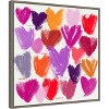 Amanti Art You Color My World With Love by Jenny Frean Canvas Wall Art Print Framed 22-in. x 22-in. - 3 of 4