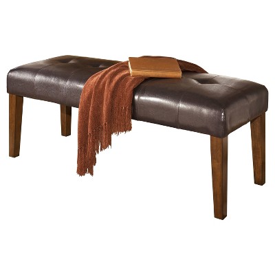 target leather bench