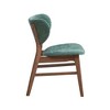 Simple Relax Set of 2 Upholstered Side Chairs with Curved Back - 4 of 4