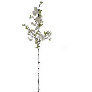 Floral Home 41" White Cherry Blossom Spray - 12-Piece - 1 of 3