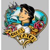 Women's The Little Mermaid Prince Eric Great Catch Tattoo T-Shirt - 2 of 4