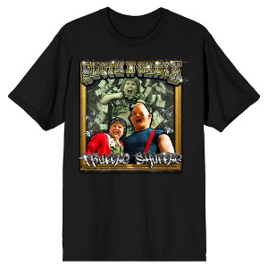 Goonies Sloth And Chunk Truffle Shuffle Men's Black T-shirt - 1 of 1