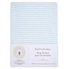 Burt's Bees Baby® Organic Fitted Crib Sheet - Bee Essentials - Stripe - image 2 of 2