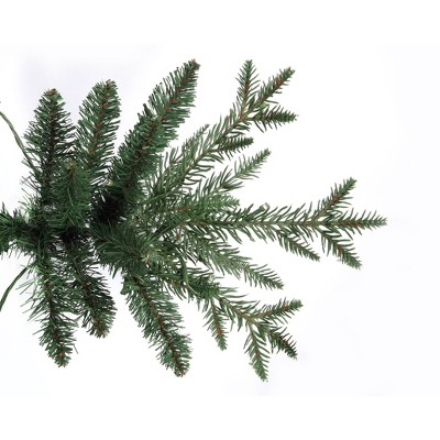 6.5' Green Fir Artificial Christmas Tree with Multicolor LED Lights