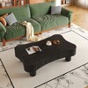 VYNXARIA Lift Top Coffee Table for Living Room 42"£¬Fluted Panel Hidden Storage£¬Black - 3 of 4