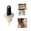 Pouro Oil & Vinegar, Spirits, Liquor, Wine Bottle Pourer Spout,Twist to Open and Pour, Twist to Close and Store Black - 2 of 4