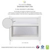BreathableBaby Breathable Mesh 2-in-1 Mini Crib, White, Greenguard Gold Certified - 2 of 4
