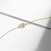 Pure Collection by Ross-Simons Italian Multicolored Enamel Hamsa Hand Bracelet in 14kt Yellow Gold - 2 of 4
