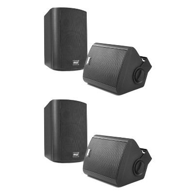  Pyle Audio Wall Mount 5.25" Waterproof Bluetooth Outdoor Speaker System (2 Pack) 