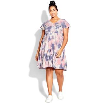 City Chic Women's Apparel Womens Citychic Plus Size Dress Tiered Lace :  : Clothing, Shoes & Accessories