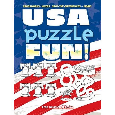 USA Puzzle Fun! - (Dover Children's Activity Books) by  Fran Newman-D'Amico (Paperback)