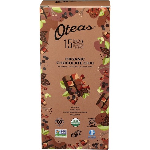 Oteas Organic Chocolate Chai Tea - Case of 6 - 15 Bags - image 1 of 1