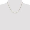 Black Bow Jewelry 0.95mm, 10k Yellow Gold, Cable Rope Chain Necklace - 2 of 4