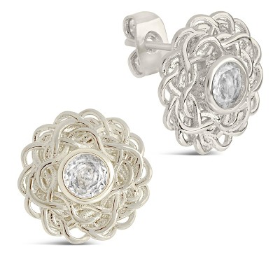 SHINE by Sterling Forever Lanira CZ Stud Earrings