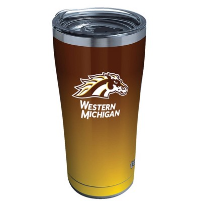 NCAA Western Michigan Broncos 20oz Ombre Stainless Steel Tumbler with Lid