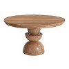 Treasure Trove Accents Lancaster Dining Table 2 Cartons Lancaster Natural: 54" Round Mango Wood, Seats 6 - 2 of 4