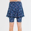 Calypsa Women's Flared Mid-Thigh Swim Skirt With Bike Shorts - 3 of 4