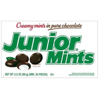 Junior Mints Chocolate Covered Mint Mint Chocolate 3.5 oz