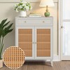 MAYEERTY Freestanding Shoe Cabinet, 9-Tier 40-45 Pairs Shoe Storage Rack - 4 of 4