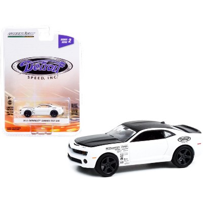 2012 Chevrolet Camaro Test Car "White Monster" White and Black "Detroit Speed, Inc." Series 2 1/64 Diecast Model Car Greenlight