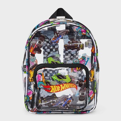 Toddler Hot Wheels Backpack - Black/White