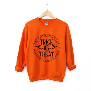 Simply Sage Market Trick Or Treat Circle Sweatshirt - 1 of 4