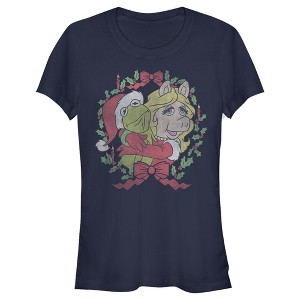 Juniors Womens The Muppets Kermy and Piggy T-Shirt - 1 of 4