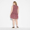Women's High Neck Smocked Mini A-Line Dress - Wild Fable™ - 3 of 3