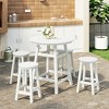 WestinTrends Malibu All Weather Hdpe Outdoor Patio Counter Height Dining Set (5-Piece) - 2 of 4