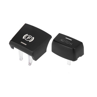 Unique Bargains Electronic Parking Switch Brake P and AUTO H Button Cover for BMW F15 F16 F25 F26 Black