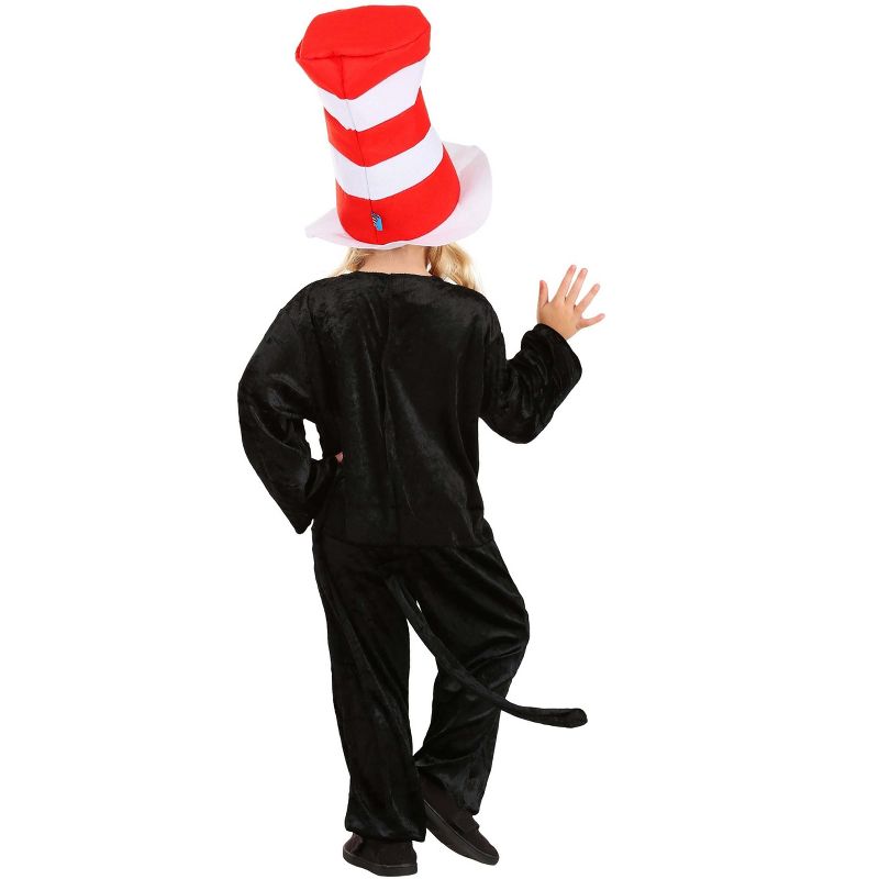 HalloweenCostumes.com 2T 4T   The Cat in the Hat Toddler Costume., Black/White/Red, 5 of 10